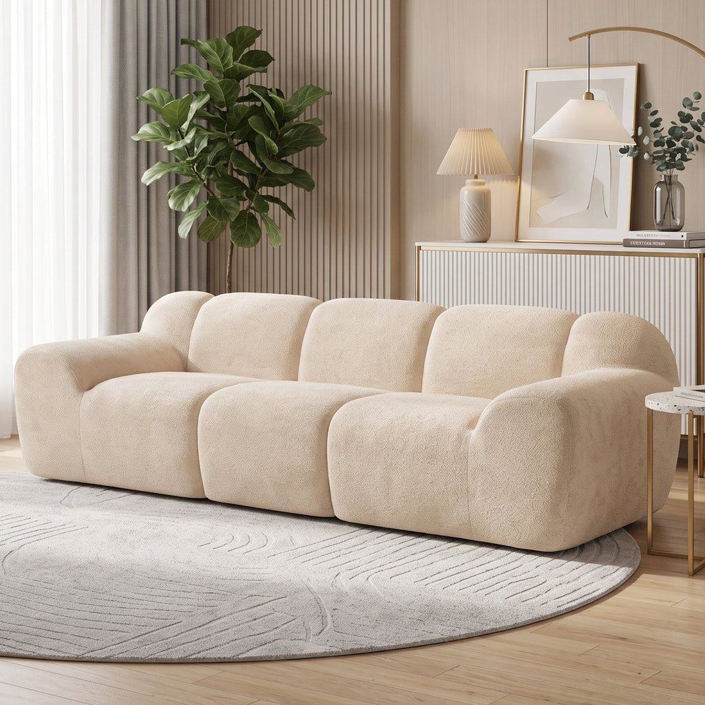 Canapé 3 places en chenille — 233 cm